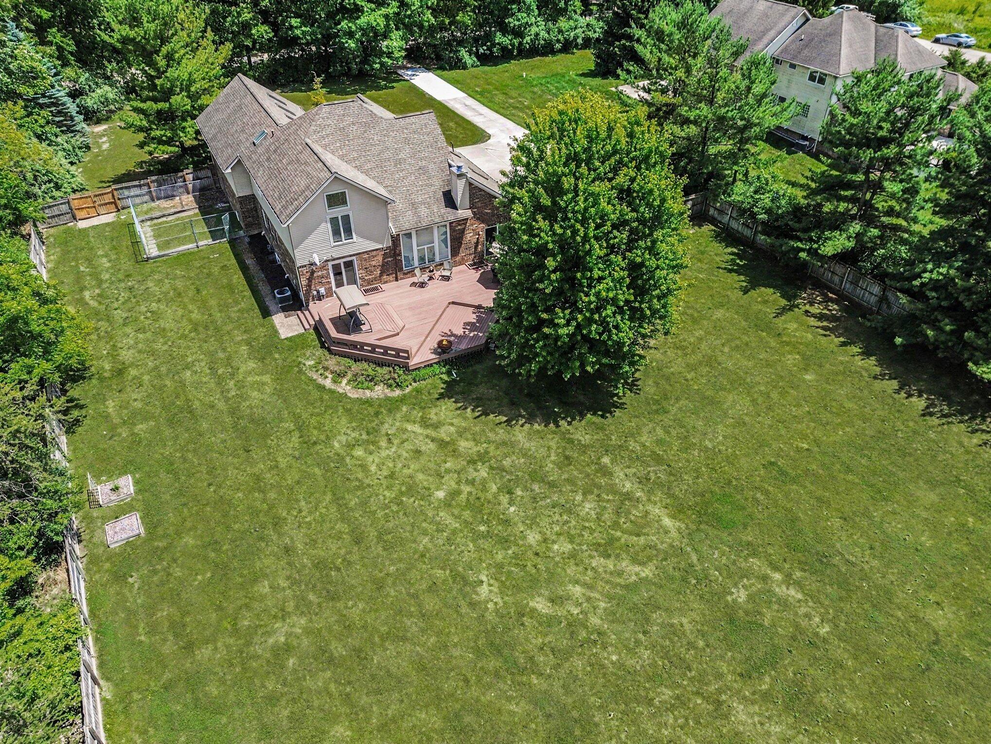 8698 Warner Road Saline, MI 48176 - Photo 75 of 80 Aerial of Back Yard