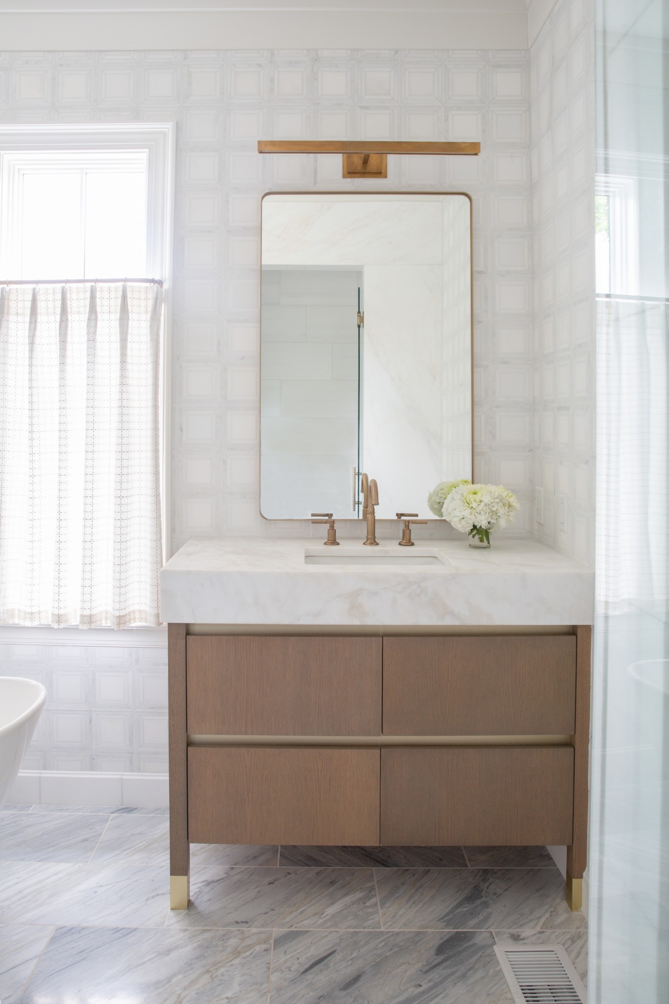 280 Harding Place Nashville, TN 37205 - Photo 38 of 79 a bathroom with a sink and a mirror