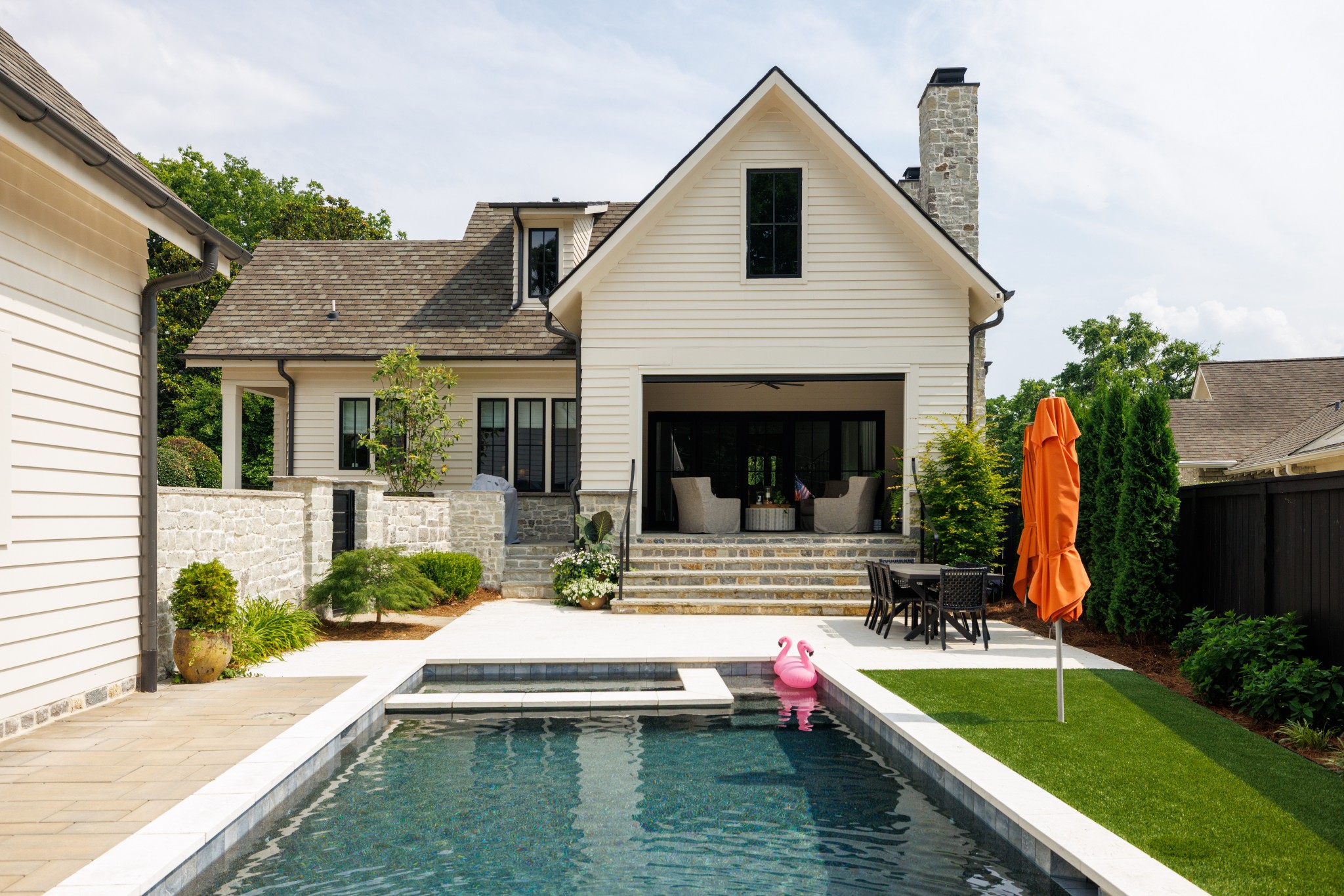 280 Harding Place Nashville, TN 37205 - Photo 64 of 79 a view of house with swimming pool outdoor seating