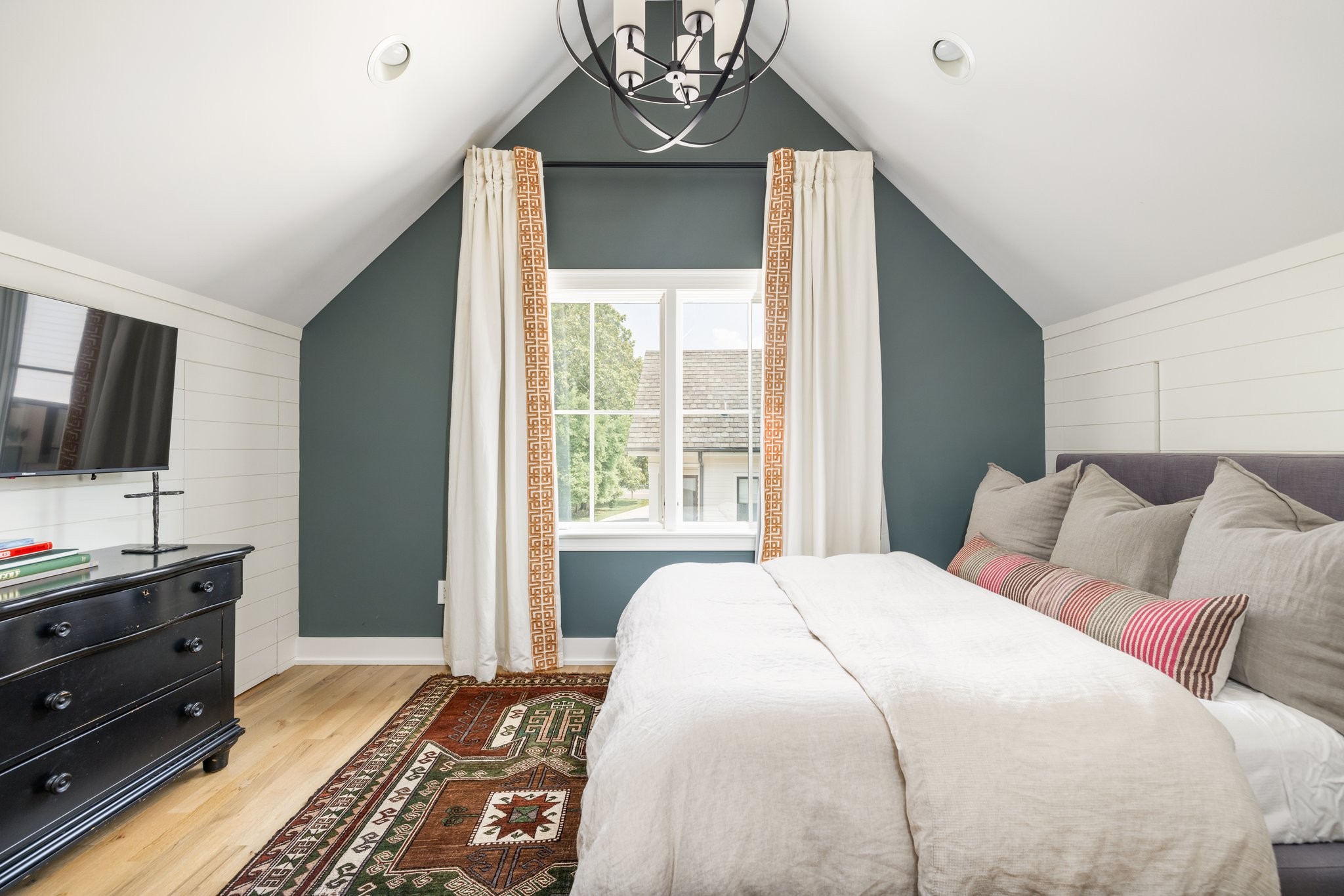 280 Harding Place Nashville, TN 37205 - Photo 69 of 79 a bedroom with a bed and a flat screen tv