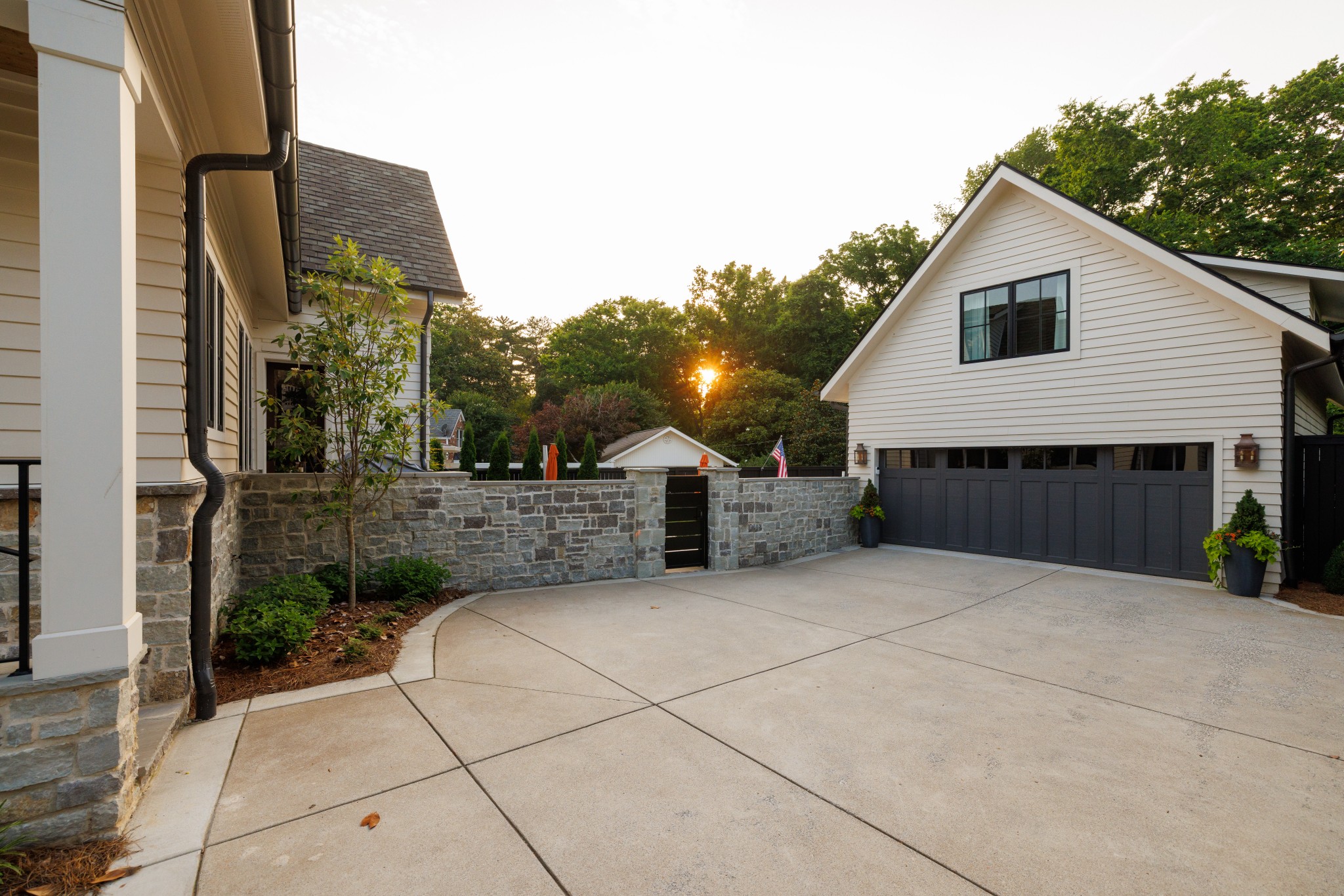 280 Harding Place Nashville, TN 37205 - Photo 74 of 79 a front view of a house with a yard and garage