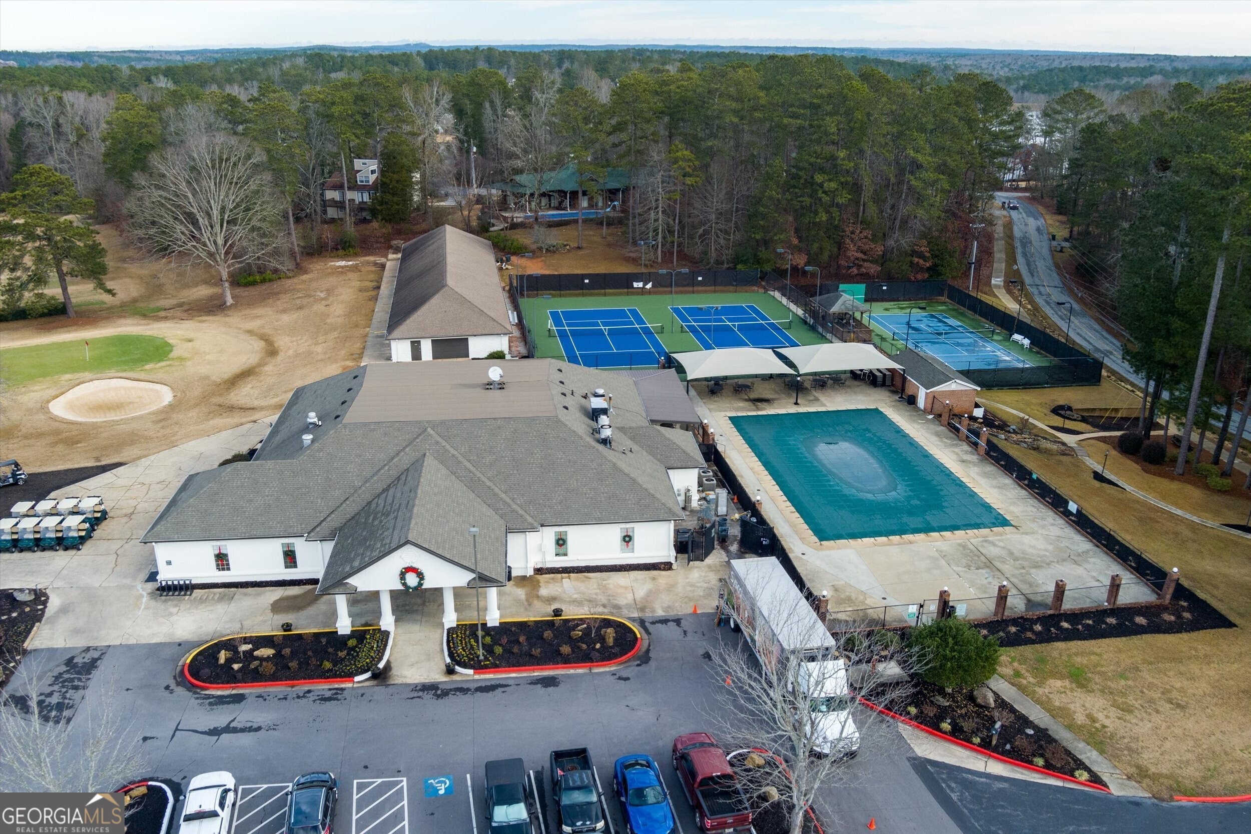 10038 Burford Court Villa Rica, GA 30180 - Photo 18 of 18 a view of a swimming pool with lounge chair