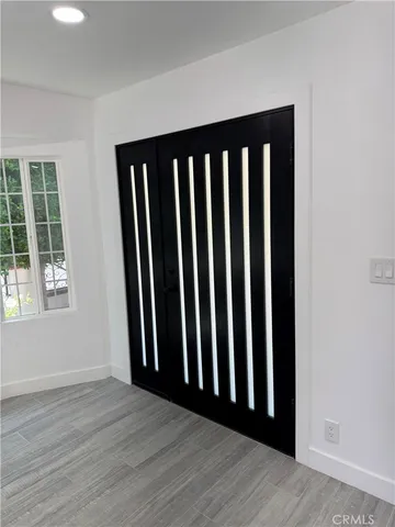 a view of a terrace with a lake view