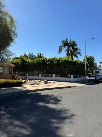 a backyard of a house