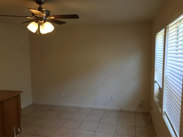 en empty room with window