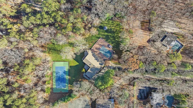 a bird view of building