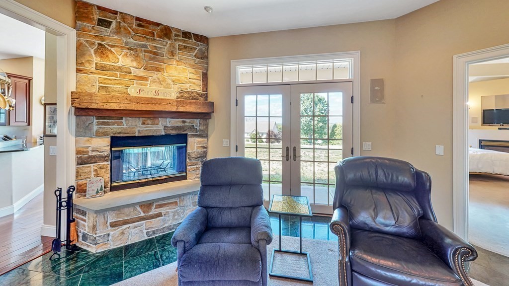 290 Three Rivers Road Wilbraham, MA 01095 - Photo 14 of 42 a living room with furniture and a fireplace