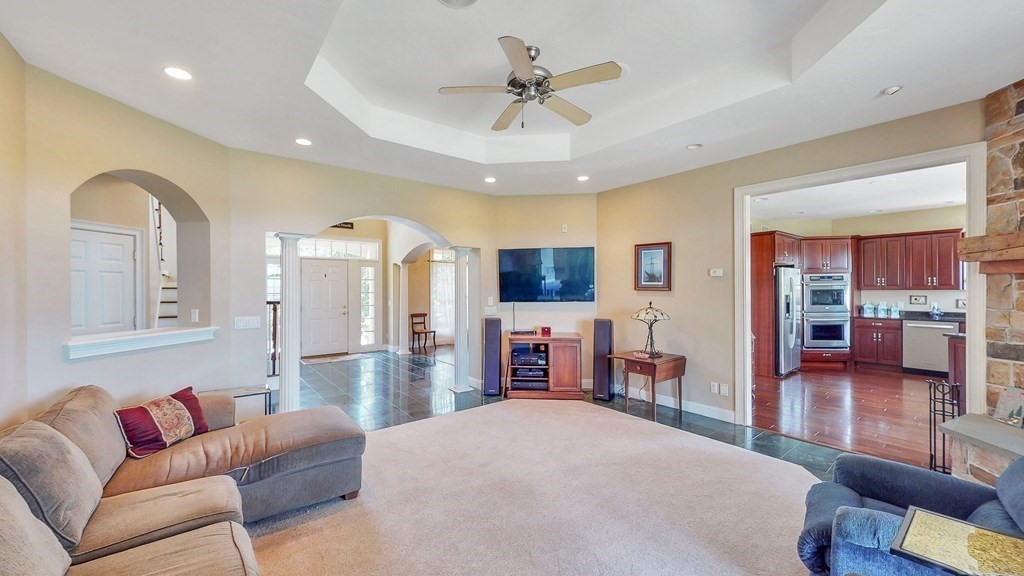 290 Three Rivers Road Wilbraham, MA 01095 - Photo 16 of 42 a living room with furniture and a wooden floor
