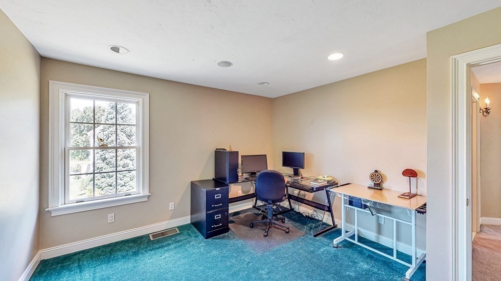 290 Three Rivers Road Wilbraham, MA 01095 - Photo 31 of 42 a view of a workspace with furniture and a window