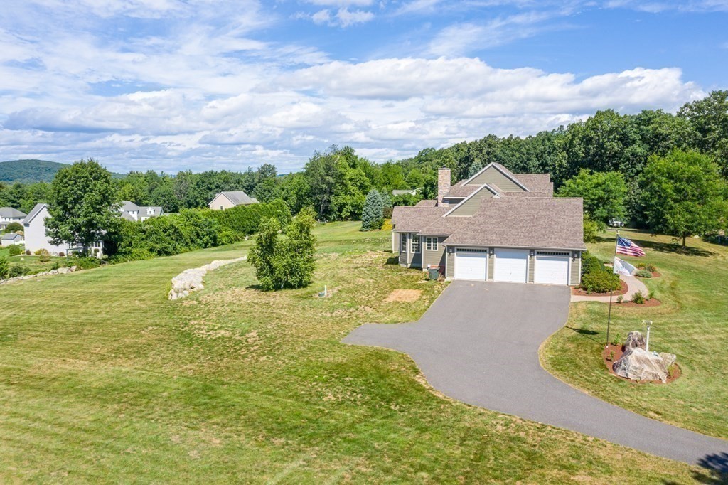 290 Three Rivers Road Wilbraham, MA 01095 - Photo 37 of 42 an aerial view of a house with a yard