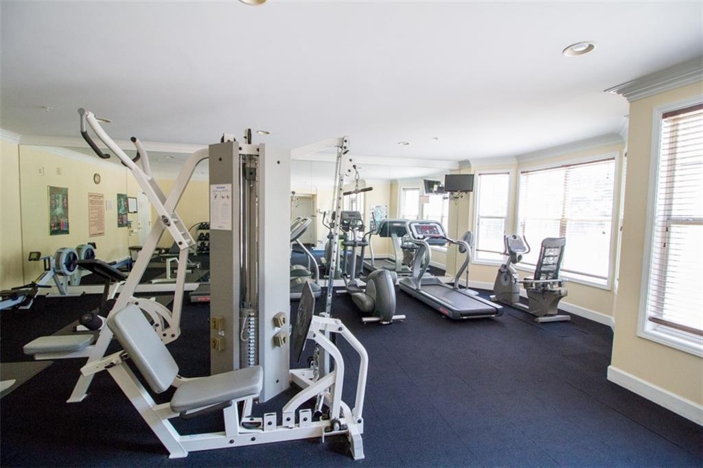 225 East Ponce De Leon Avenue, Unit 325 Decatur, GA 30030 - Photo 25 of 35 a view of a room with gym equipment