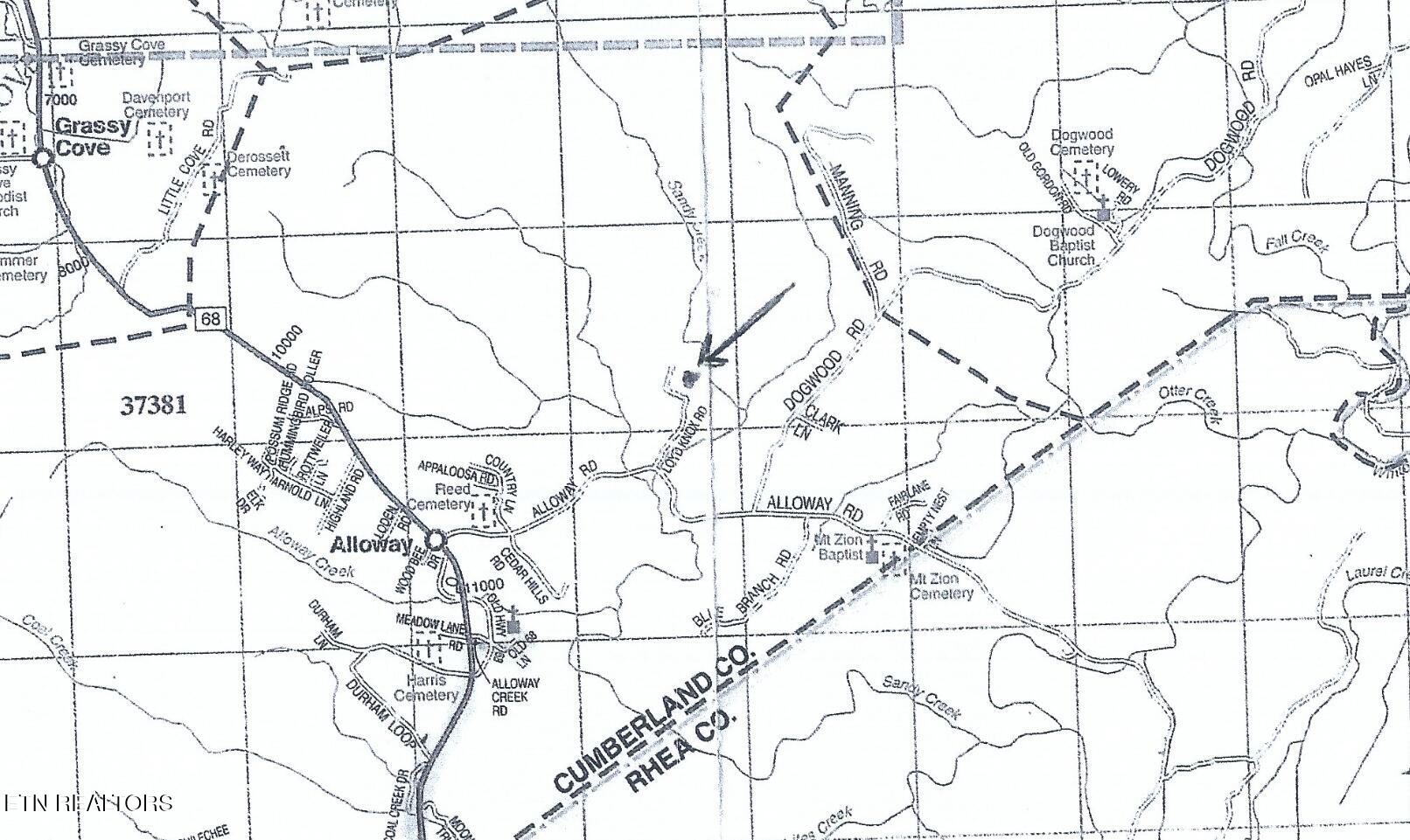 25.24-ac Loyd Knox Road Grandview, TN 37337 - Photo 10 of 10 Map of Area