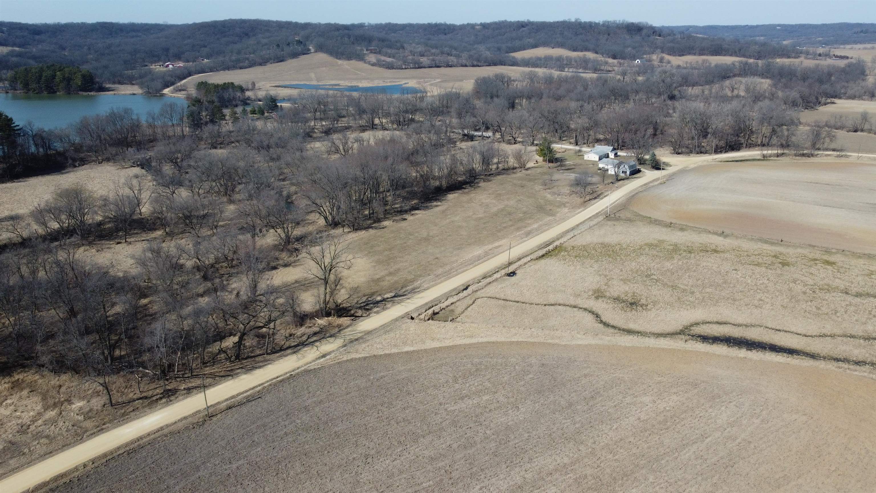 9406 South Rush Road Hanover, IL 61041 - Photo 8 of 15 an aerial view of a house with a yard and large tree