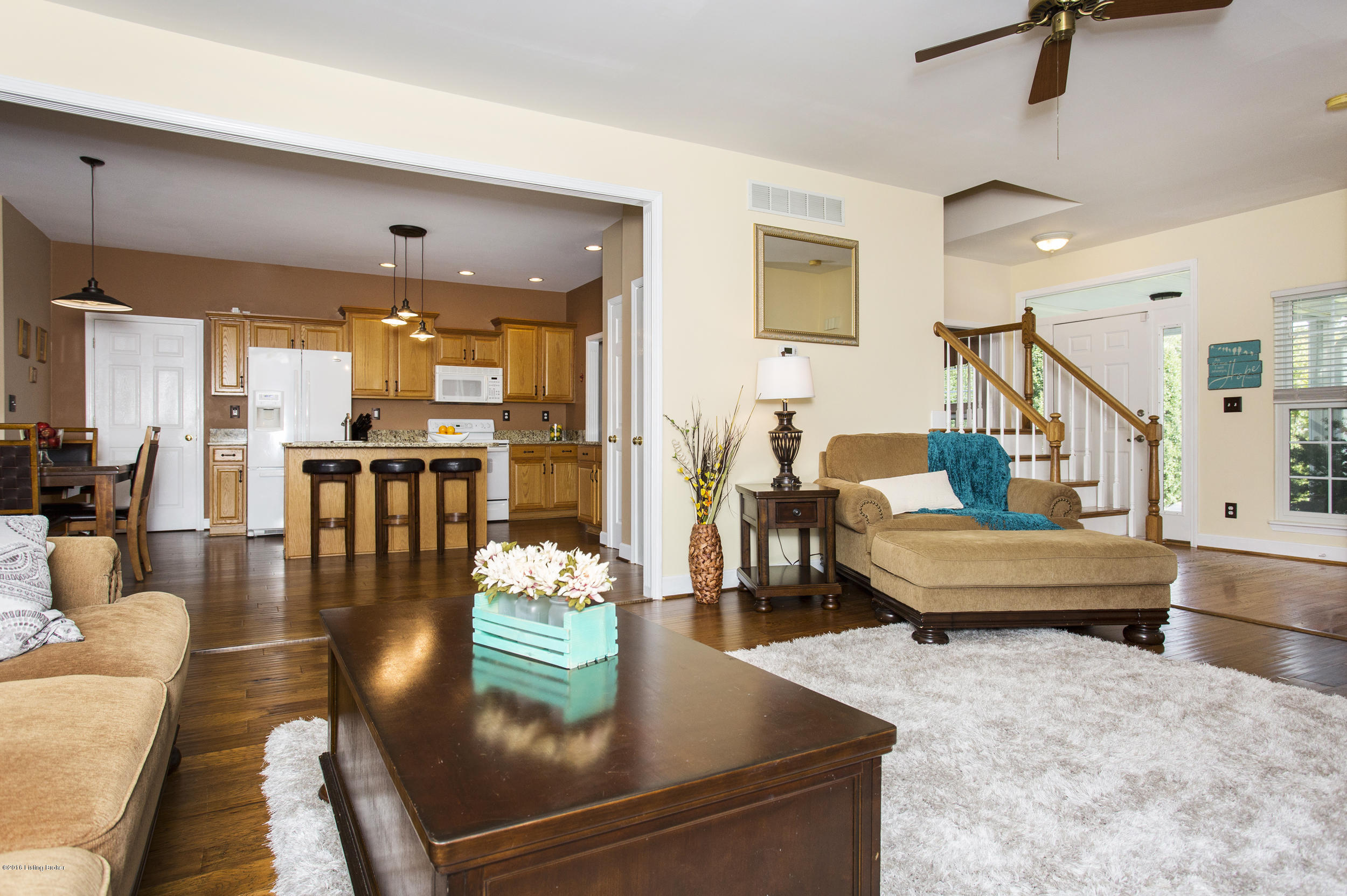4504 Stone Ridge Road Crestwood, KY 40014 - Photo 17 of 45 Great Room is wide open to the Dine In Kitchen.