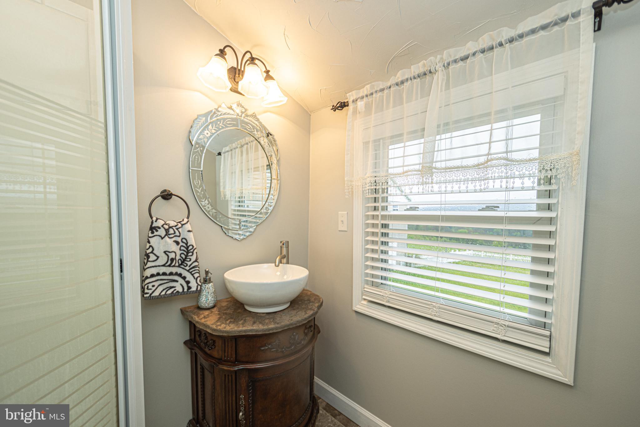 18 Springs Road Grantsville, MD 21536 - Photo 47 of 106 a bathroom with a toilet a sink and a mirror