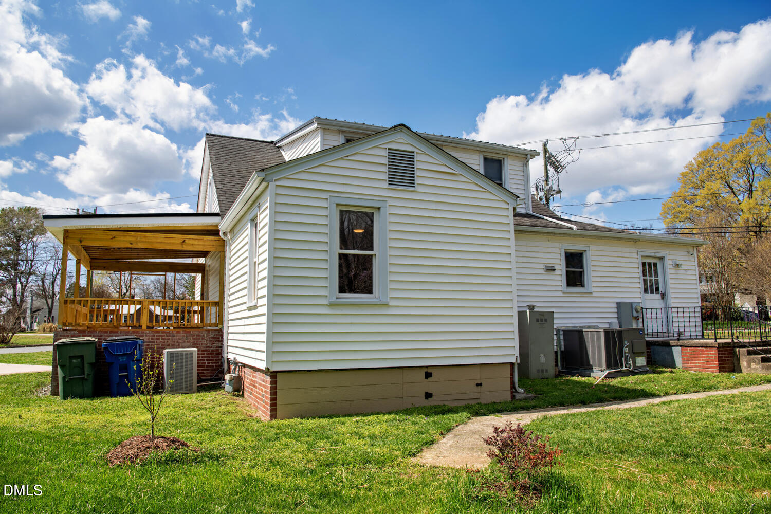 414 South Maple Street Graham, NC 27253 - Photo 27 of 42 a front view of house with yard