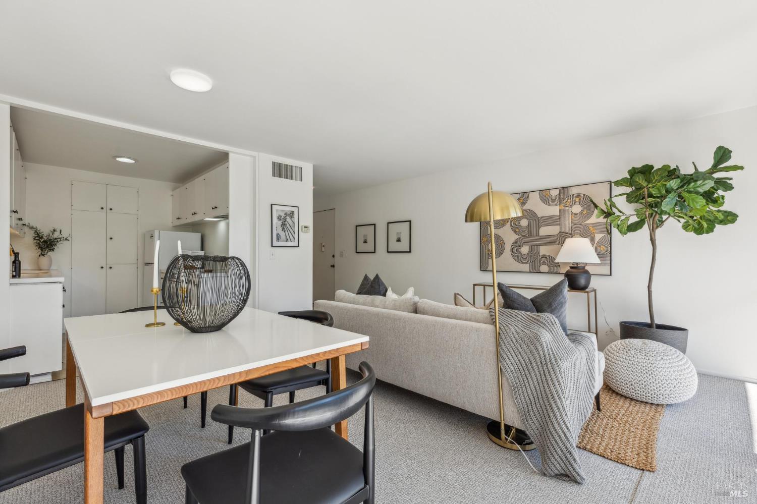 952 Lea Drive San Rafael, CA 94903 - Photo 5 of 27 a living room with furniture a plant and a potted plant