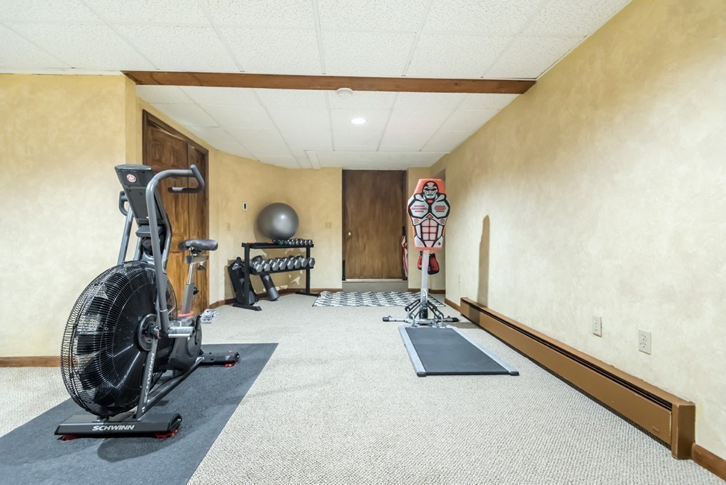351 Main Street Boxford, MA 01921 - Photo 24 of 30 a view of a room with gym equipment