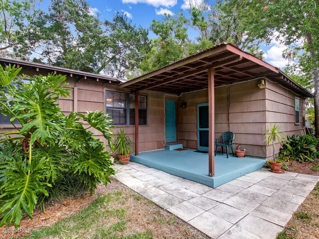 365 9th Street Atlantic Beach, FL 32233 - Photo 33 of 37 a view of house with a yard and potted plants