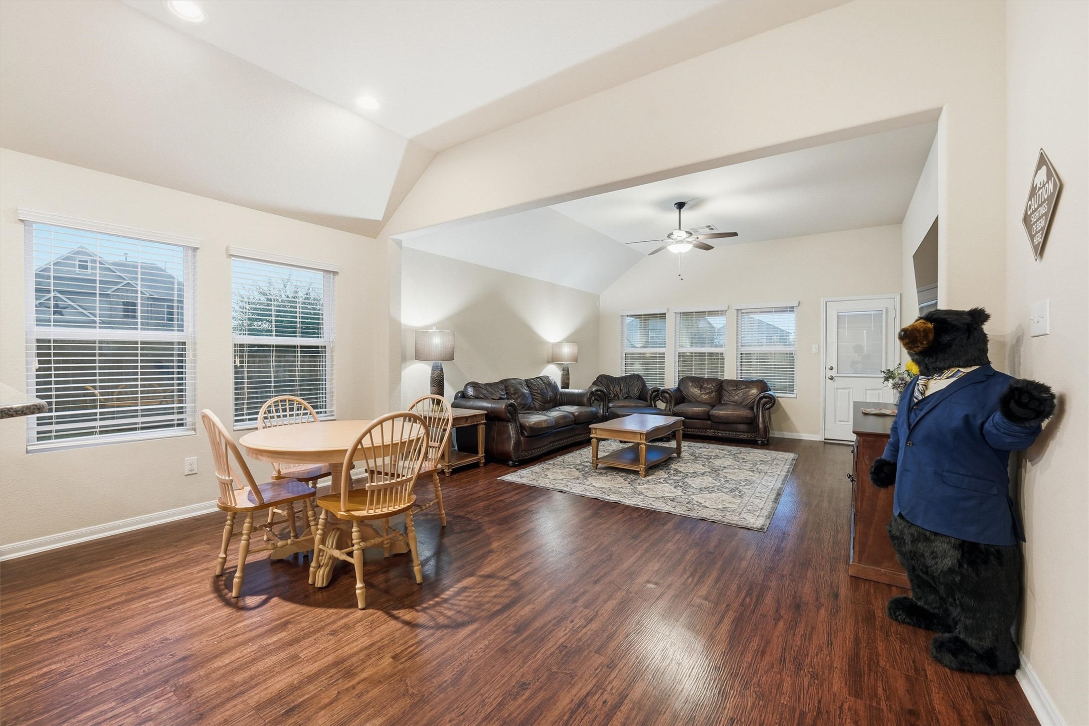 2115 Pacific Loon Lane Conroe, TX 77385 - Photo 5 of 26 a living room with furniture and wooden floor