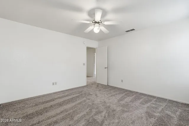 a view of an empty room