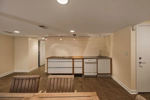 a view of a walk in closet