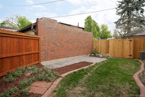 a backyard of a house