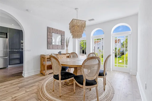 a kitchen with stainless steel appliances a refrigerator and a sink