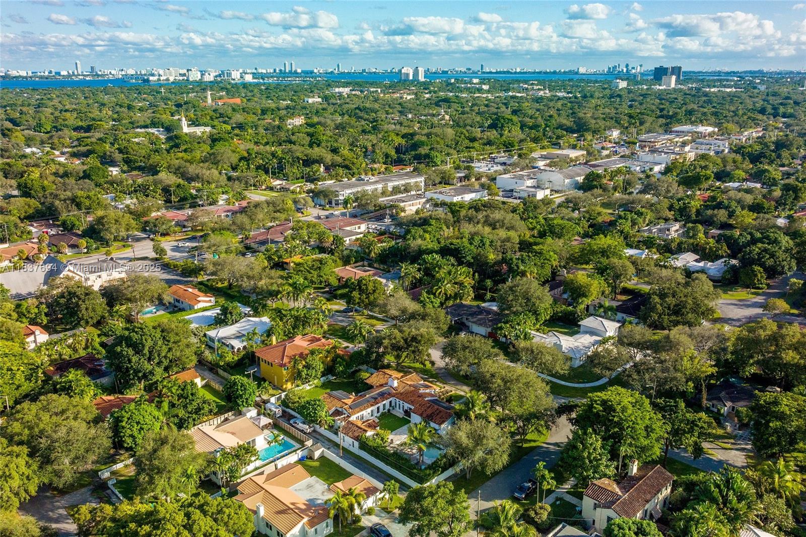 113 Northeast 101st Street Miami Shores, FL 33138 - Photo 56 of 56 an aerial view of residential houses with city view