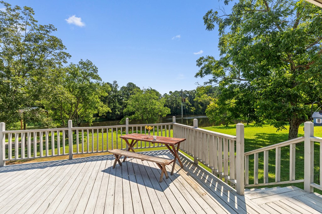 1314 Fern Road Slocomb, AL 36375 - Photo 43 of 68 view off side deck to pond