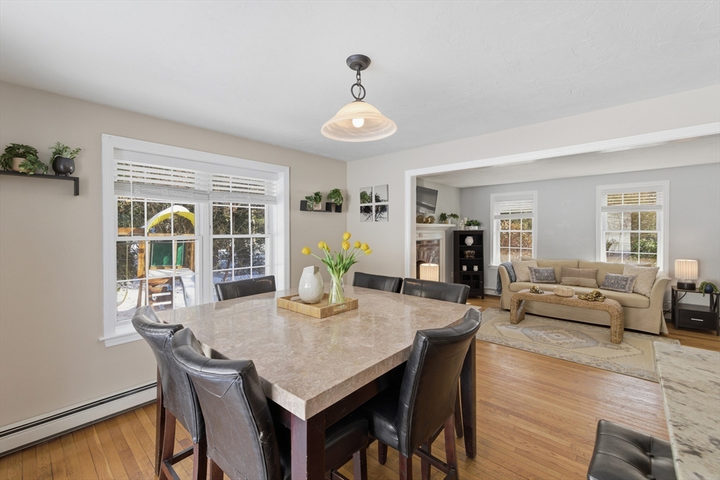 318 Old Mill Road Barnstable, MA 02648 - Photo 10 of 36 a view of a dining room with furniture window and wooden floor