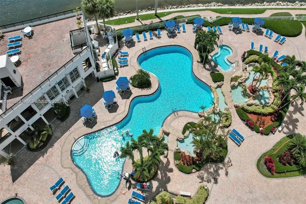 a view of a terrace with sitting area