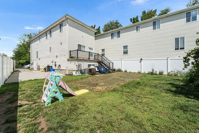 a view of outdoor space with garden and entertaining space