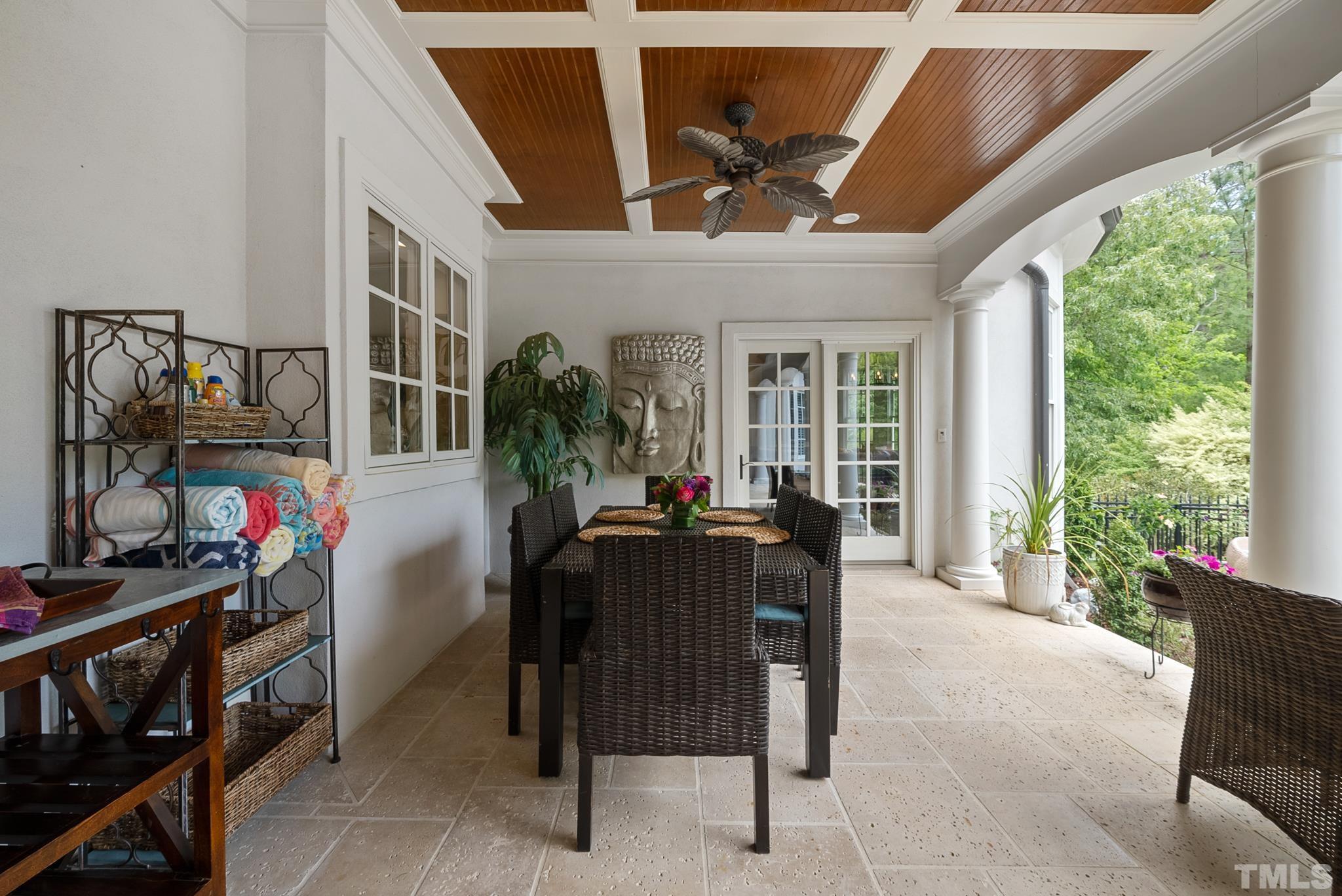 1204 Hedgelawn Way Raleigh, NC 27615 - Photo 33 of 44 a view of a dining room with furniture window and outside view