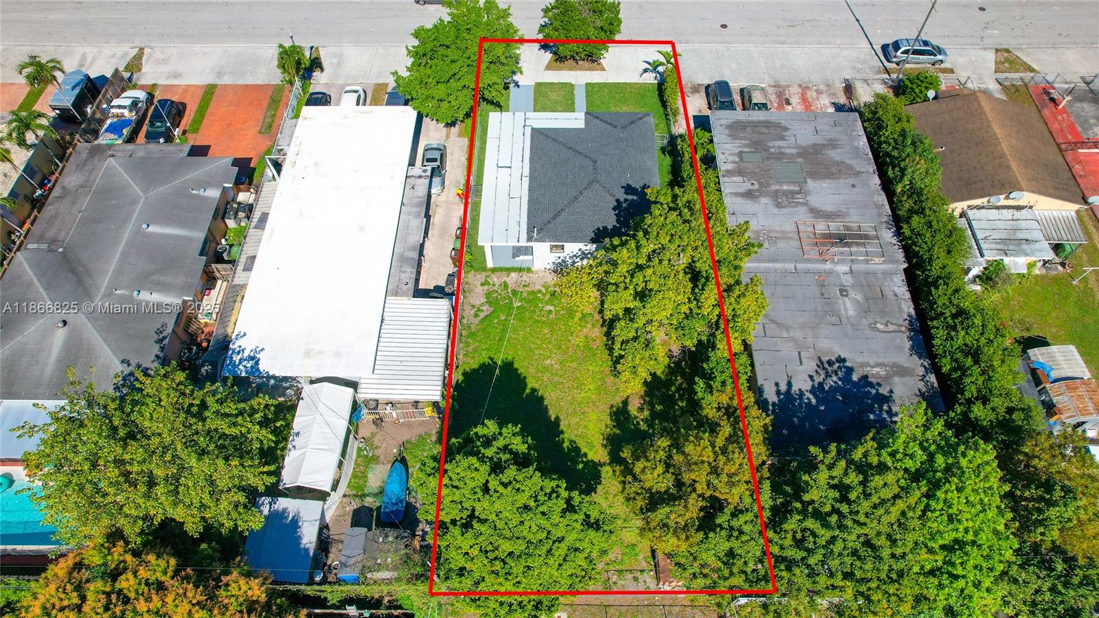 50 East 13th Street Hialeah, FL 33010 - Photo 27 of 38 an aerial view of residential house with outdoor space and swimming pool