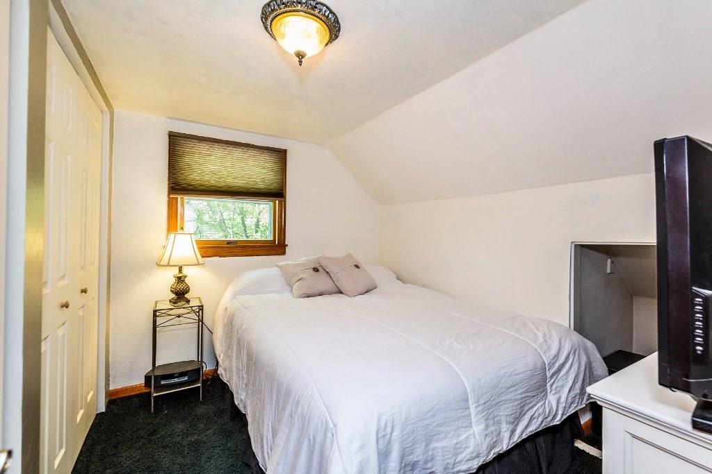 422 Thompsonville Road McMurray, PA 15317 - Photo 15 of 25 Bedroom 3 offers double closets, carpet, one window and extra storage space.