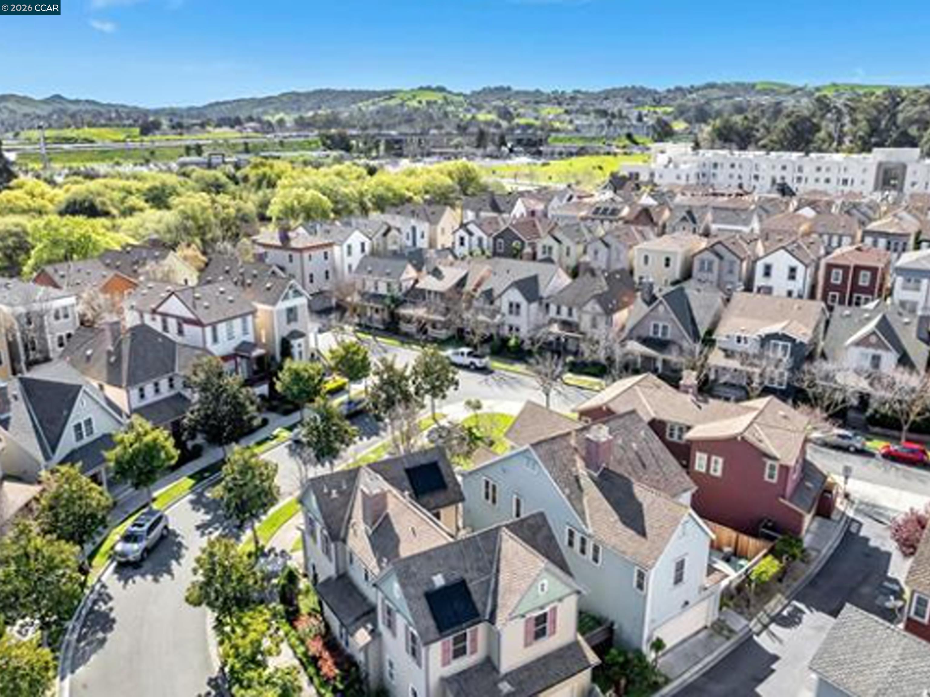 2036 Serra Lane Hercules, CA 94547 - Photo 9 of 50 an aerial view of residential house with outdoor space and river