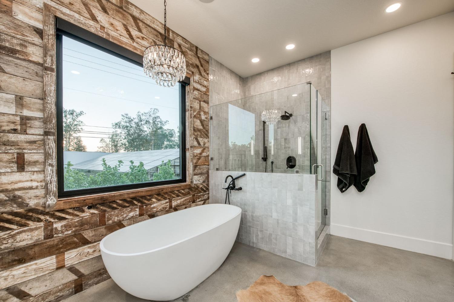 3895 East Reno Avenue Clovis, CA 93619 - Photo 40 of 67 a bathroom with a bathtub and next to a window