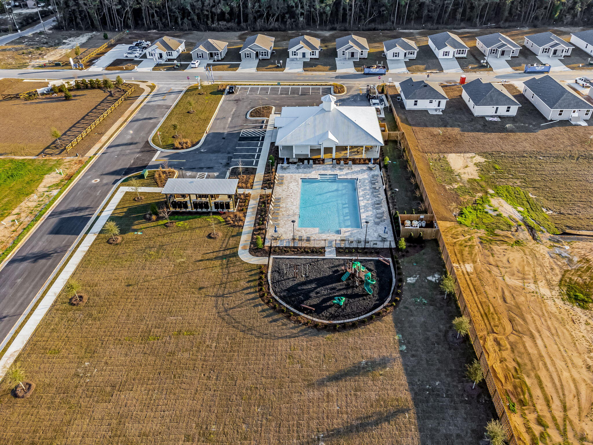6356 Firefly Drive Milton, FL 32583 - Photo 39 of 44 a view of a swimming pool with lounge chair