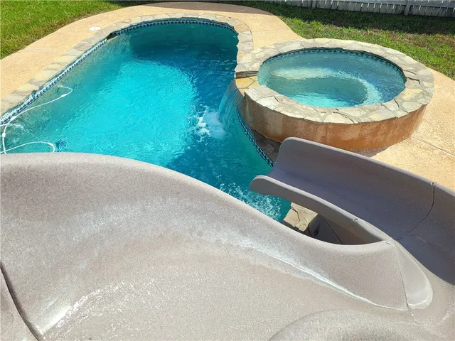 a roof deck with a yard