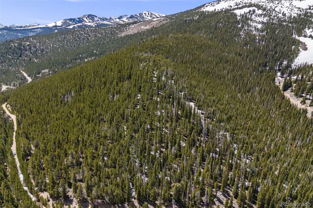 a view of mountains in the background