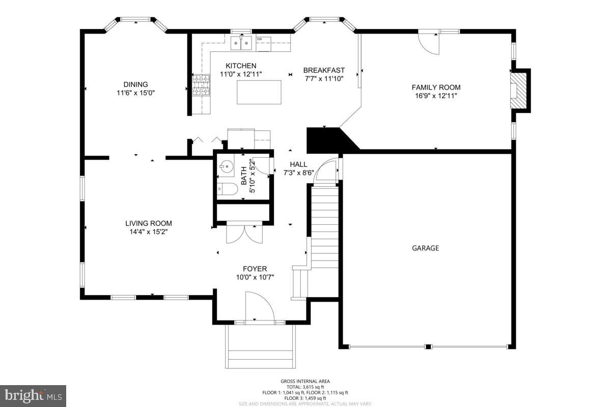 10105 Cudby Court Lanham, MD 20706 - Photo 42 of 44 Main Level Floorplan