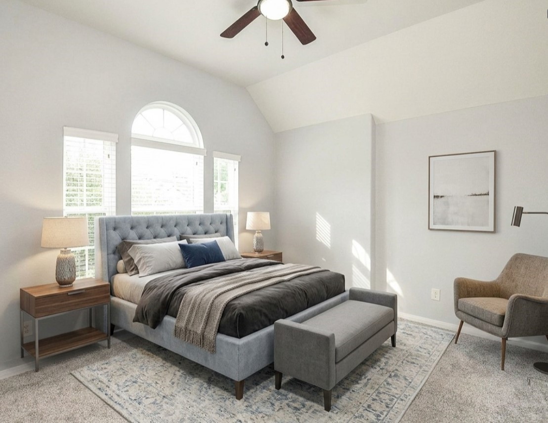 7042 Sliding Rock Circle Spring, TX 77379 - Photo 23 of 36 Explore the potential of Bedroom #4 with virtual staging highlighting its spacious and inviting design.