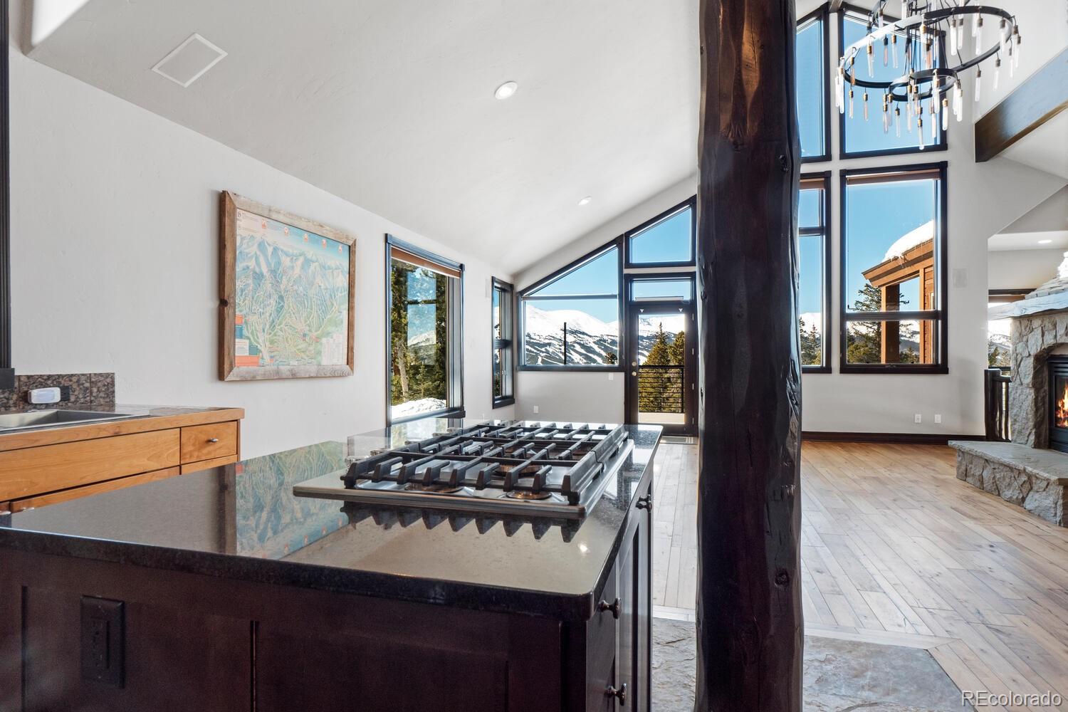 160 Fuller Placer Road Breckenridge, CO 80424 - Photo 13 of 47 a kitchen with stainless steel appliances a stove and a refrigerator