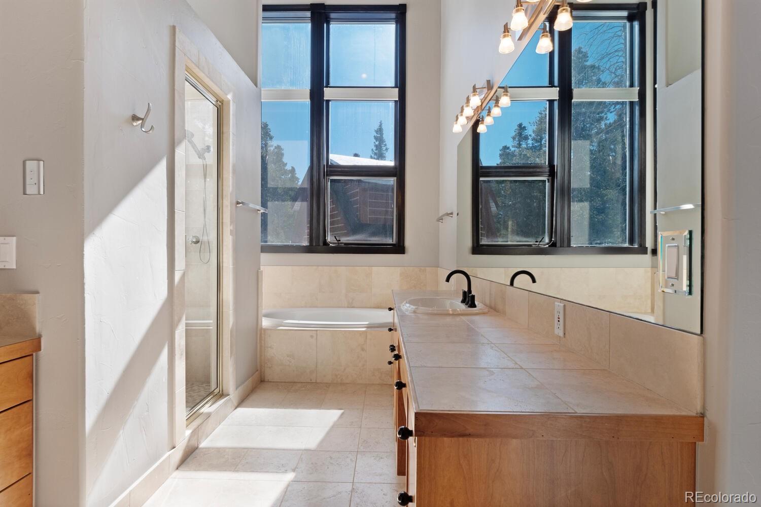 160 Fuller Placer Road Breckenridge, CO 80424 - Photo 47 of 47 a bathroom with a sink and a mirror