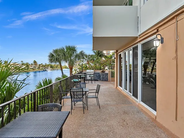 a view of building from the balcony
