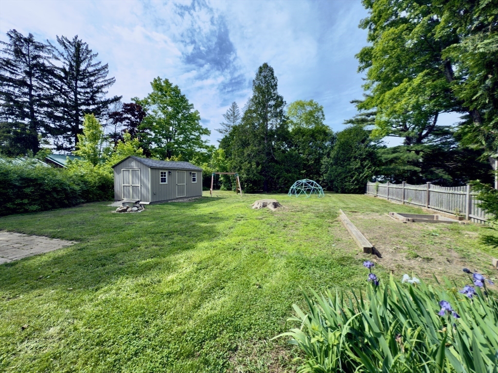 102 Bridge Road Northampton, MA 01062 - Photo 29 of 34 a view of a garden with a slide