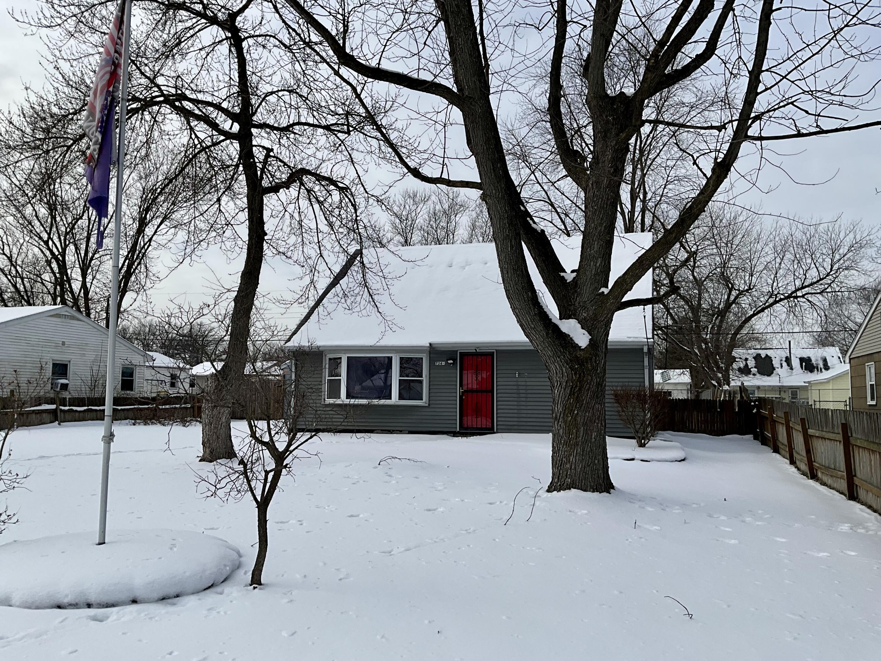 734-1 Juniper Road Valparaiso, IN 46385 - Photo 2 of 34 a view of a house with a snow in the yard