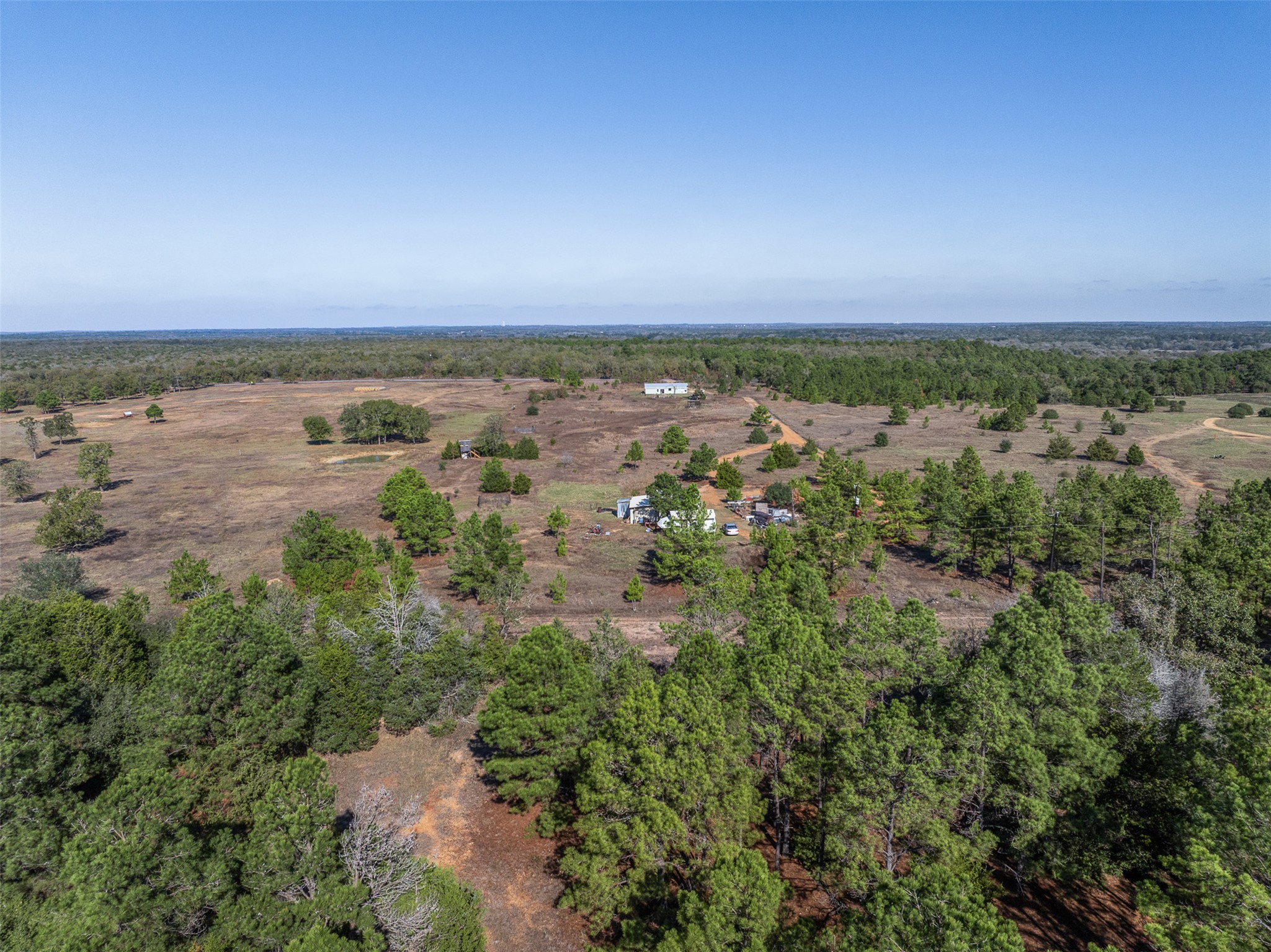 1759 Gotier Trace Road Paige, TX 78659 - Photo 40 of 40 an aerial view of residential building and trees
