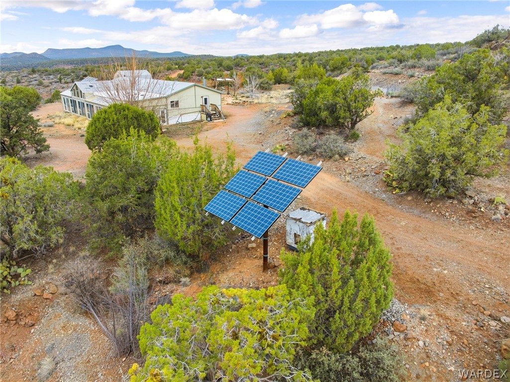 3894 North Lookout Canyon Road Kingman, AZ 86401 - Photo 11 of 64 View from above of property with mountains